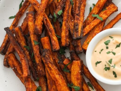 Carrots And Potatoes In An Air Fryer