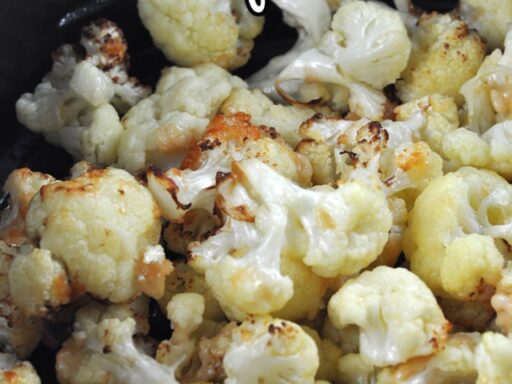 Air Fryer Garlic Parmesan Cauliflower Recipe